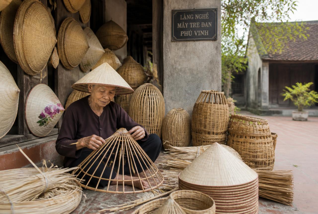 Làng mây tre Phú Vinh
