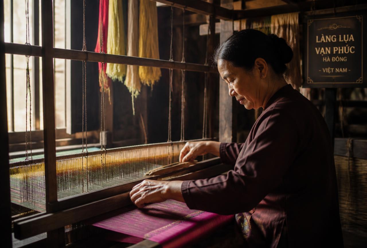 Làng lụa Vạn Phúc
